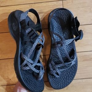 Chaco black and grey hiking sandal